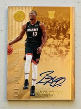2017-18 BAM ADEBAYO #79/79 PANINI OPULENCE NO. 124 RC ROOKIE AUTO MIAMI HEAT 1/1