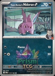 Team Rocket's Nidoran M 117/182 Destined Rivals
