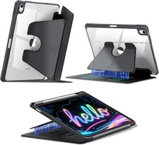 Magnetic Stand Case for iPad Air 11-inch M4/M3/M2 2026/2025/2024 Clear Cover