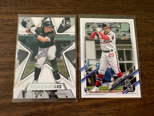 Andrew Vaughn 2 Rookie Card lot 2021 Panini #12 Topps #US312 Chicago White Sox