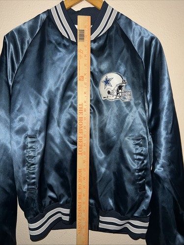 Chaqueta de colección años 90 Lock Line Dallas Cowboys estatina talla M azul marino - Imagen 7 de 7