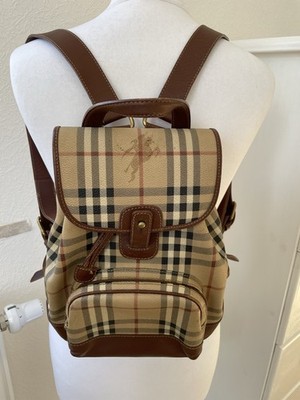 Burberry Vintage Nova Check Mini Rucksack / Backpack   Haymarket Check
