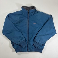 Vintage Patagonia 1970s Youth Fleece Jacket Teal Soft Shell 80s Sz 13/14 Woman  s