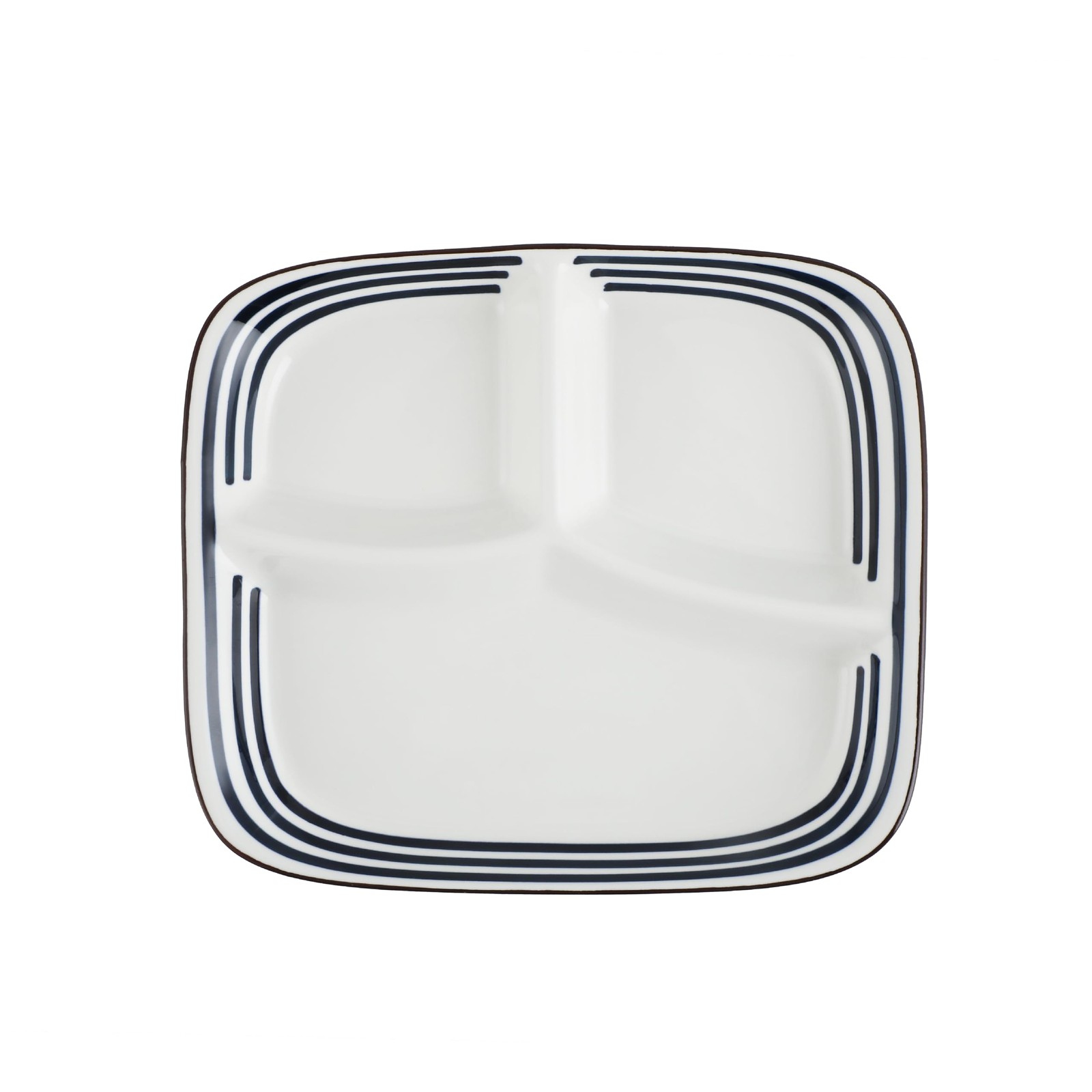 10-Inch Ceramic Portion Control Plate Healthy Meal Balance (Adult Diet Divide...