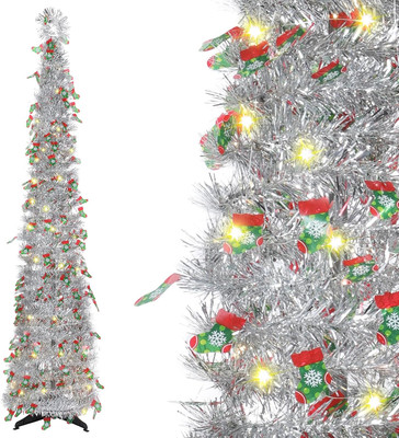 VISCHIO ALBERO ARTIFICIALE illuminato con 240 luci LED IP44 per interno