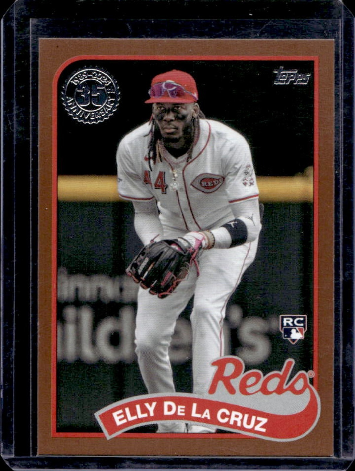 2024 Topps Update Elly De La Cruz 1989 RC Gold Rookie #39/75 Reds