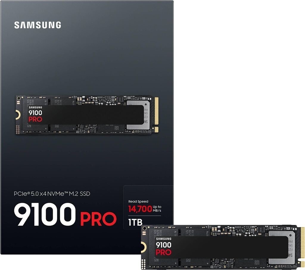 Samsung 9100 PRO PCIe® 5.0 NVMe™ M.2 SSD - 1 TB NEU