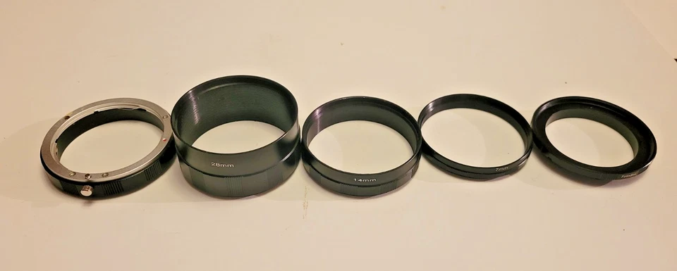 Juego de tubos de extensión Fotodiox 7 mm 14 mm 28 mm Canon EF Mount Macro - Nuevo Foto 4 de 4