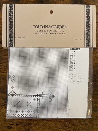 Told In A Garden Cross Stitch Pattern Lot of 10 Amish Home Country People Kids - Picture 21 of 21