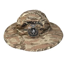 USS Stockdale Hat Boonie Fitted Mens Large Navy Camo Return With Honor USA