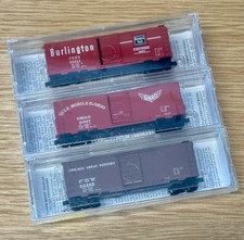 Micro-Trains Line (USA) lot of 3 x 40' PS-1 boxcars, Mint, N scale