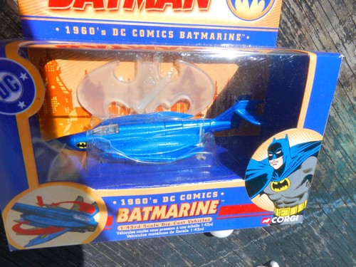 Corgi Batman 1960's BATMAN'S BATMARINE BLUE 1:43 Scale Diecast DC Comics - Picture 2 of 3