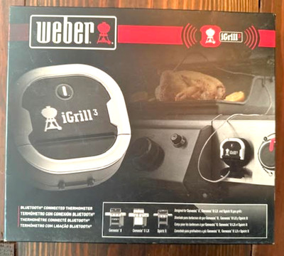 NEW Weber iGrill 3 Bluetooth Grill Thermometer BBQ Picnic Cooking Cook Gift Dad