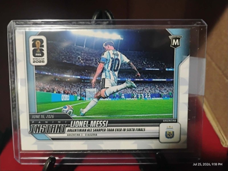 2026 Panini Instant FIFA World Cup #45 Lionel Messi Argentina PR:14868 Ships now