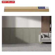 Wall Paneling Kit 20 Pcs 189x54 In MDF Accent Decor