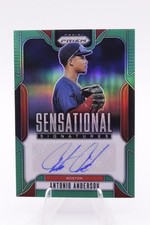 2025 Prizm #SS-AA Antonio Anderson Sensational Signatures Auto Green Prizm