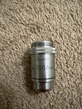 Obiettivo olio Leitz Wetzlar 100x/1,30 - Microscopio Ortholux Germania come da foto
