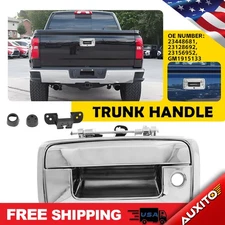 Tailgate w/ Chrome Hole Handle for 2014-2015 Camera Sierra Silverado 1500 2500