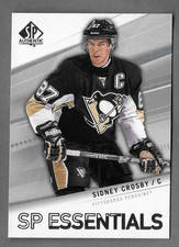 SIDNEY CROSBY 2011-12 SP AUTHENTIC SP ESSENTIALS INSERT CARD #176 PENGUINS
