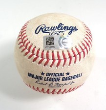Brewers @ Nationals 7-31-23 Game-Used Ball William Contreras/Jake Irvin COA