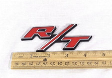 Dodge Red Rt Emblem Durango Charger Journey Rear Trunk Badge Logo Letters Dodge Red Rt Emblem Durango Charger Journey Rear Trunk Badge Logo Letters