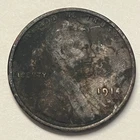 1914-D Lincoln Wheat Cent. VF Detail. Corrosion . Hole Filler Coin. Key Date
