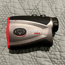 Callaway 300 Pro Golf Laser Rangefinder w/ Jolt Technology, Gray/Black/Red