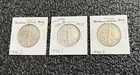 LIBERTY WALKING, .900 SILVER HALF DOLLAR, HUGE LOOSE LOT of 3 COINS, 1942S!