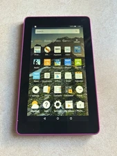 Amazon Fire Tablet (5th Generation) - Magenta, 12GB Storage
