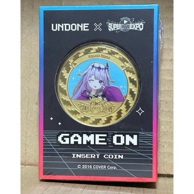 UNDONE × Hololive SUPER EXPO 2025 Koseki Bijou GAME ON INSERT COIN Medal BOX