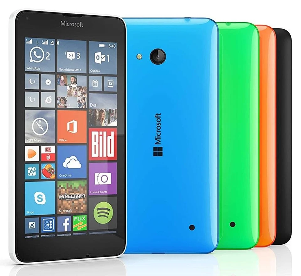 Microsoft Lumia 640 LTE Schwarz Weiß Blau Orange RM-1072 SingleSim Windows Phone - Bild 1 von 1