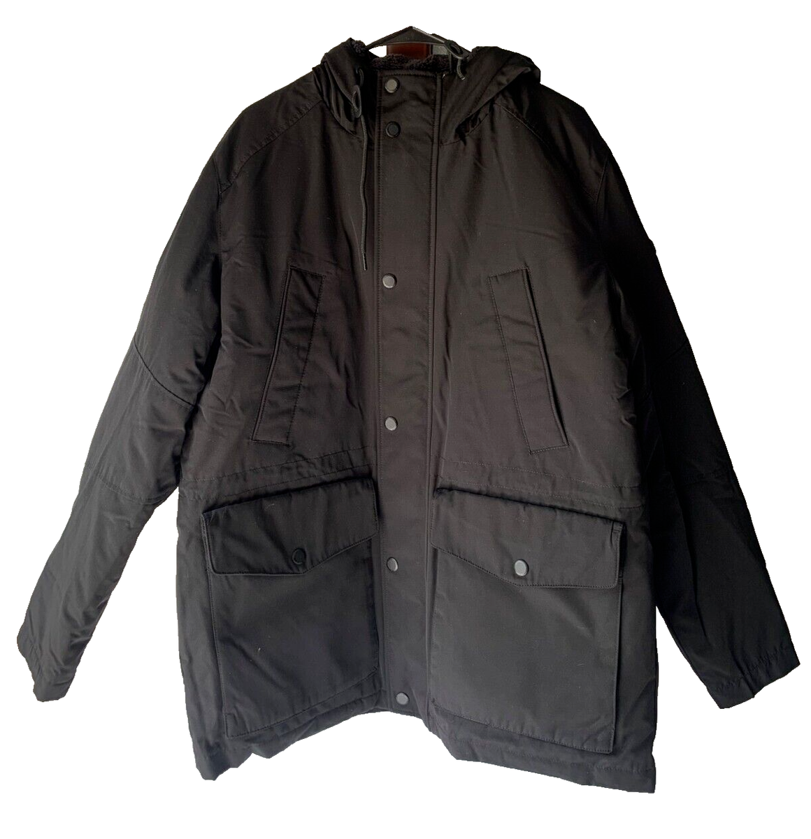 London Fog Heritage Black Winter Jacket L/G Coat Size Large | eBay