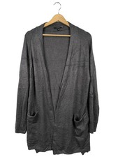 COMMA Cardigan Damen Jacke Gr. DE 42 hellgrau Casual-Look