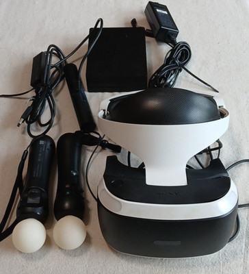 Sony Playstation 4 VR Headset/Processor Unit/Move Controllers/Camera Lot