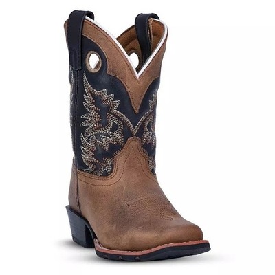 Dan Post Rascal Boys Square Toe Western Cowboy Boots 1.5D New Box