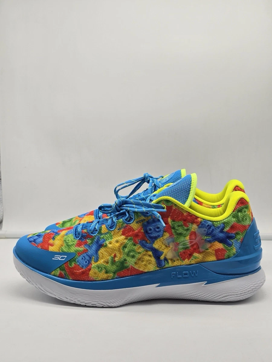 Under Armour Curry 1 Low FloTro x Sour Patch Kids Capri/White 2022
