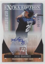 2011 Donruss Elite Extra Edition Prospects 4/100 Nick Ramirez #41 Auto 9pd