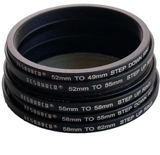 XCSource Step Up Down Ring Lot 49mm 52mm 55mm 58mm 62mm Camera Filter Lens Photo