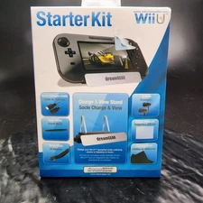Nintendo Wii U Gamepad Starter Kit NEW DreamGEAR Charge Stand Stylus HDMI