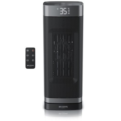 Brandson Keramik-Heizlüfter 2000W Timer LED Display Fernbedienung Schwarz