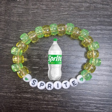 Single Sprite Soda Inspired Kandi Bracelet