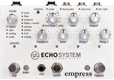 Empress Echosystem Dual Delay Effects Pedal