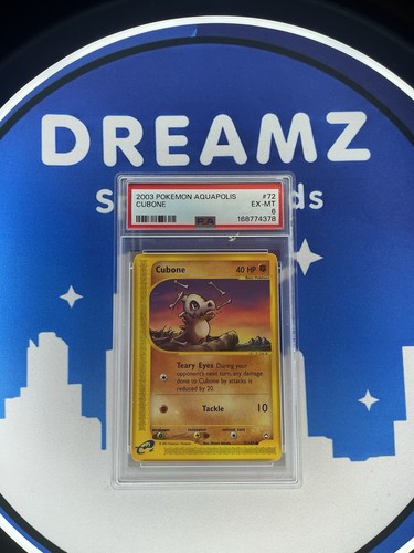 Cubone graded PSA 6 for sale on eBay