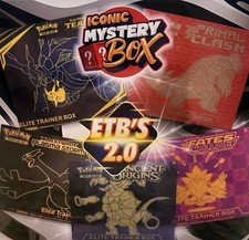 BOITE DRESSEUR D'ÉLITE POKEMON EMBLÉMATIQUE 2.0 époque épée et bouclier base 1en5 boîtes soleil/lune