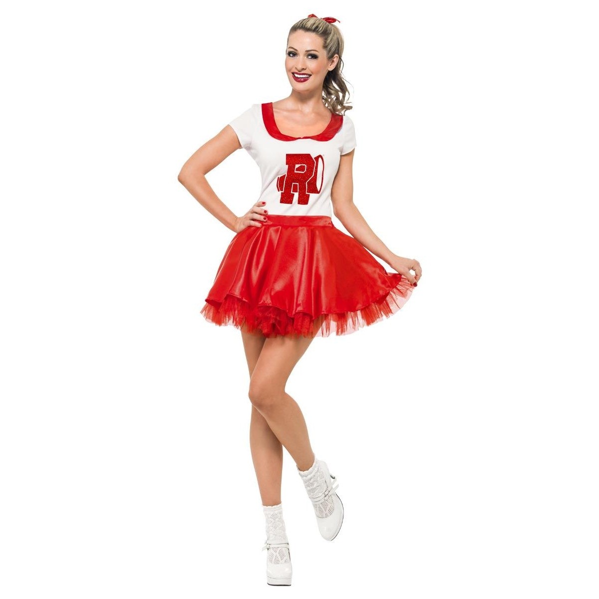 Grease Disfraz de Sandy Olsson Animadora para Mujer (SM608)