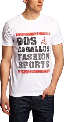 Dos Caballos Men's Fashion and Sports Short Sleeve Tee L Wei - wei