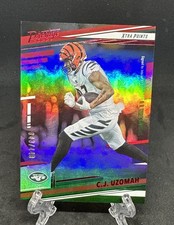 C.J. Uzomah 2022 Panini Prestige Xtra Points Red #62 Bengals Jets /449