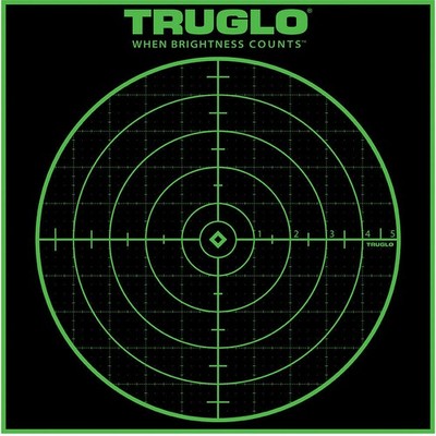 TruGlo  100 Yard Target 12x12 Zielscheiben - 12 Stück Schießplatz 