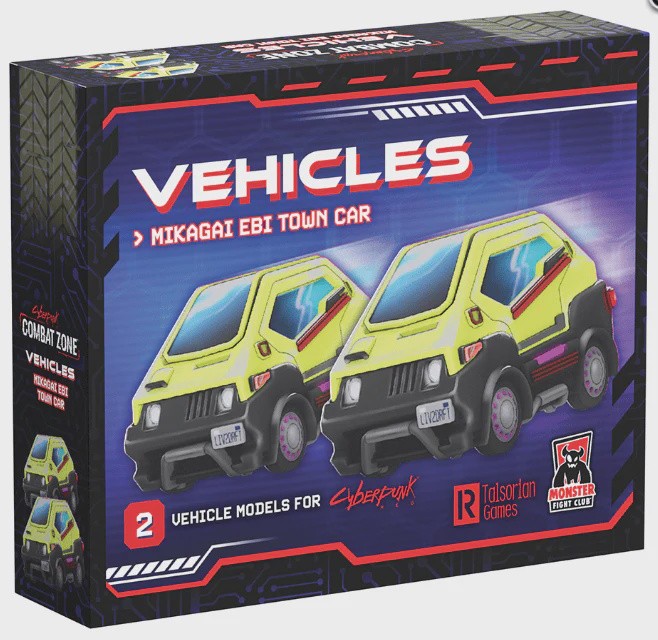 Cyberpunk RED Combat Zone: Vehicles - Makigai Ebi Town Car