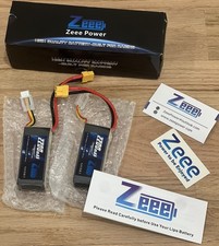 2x Zeee Shorty 3S Lipo Battery 11.1V 2200mAh 50C XT60 for RC Car Drone Quad Heli